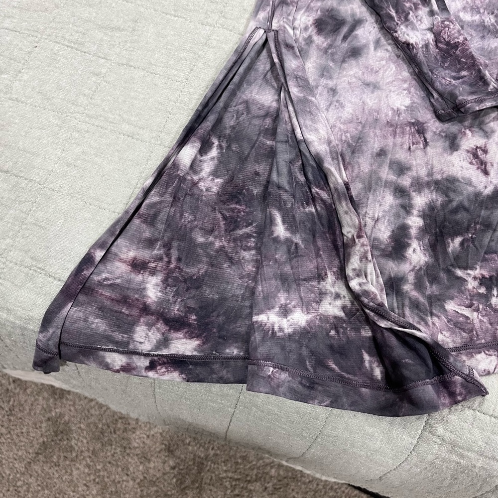 Lululemon To The Point Long Sleeve *Mist Diamond Dye Glacier Grey Moonwalk Sz 6 - Picture 2 of 8